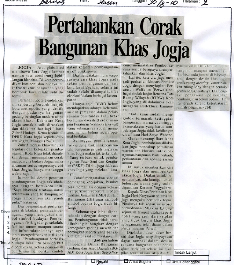 Kliping jogja terbaru